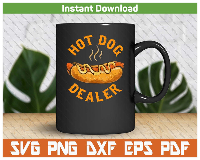Hot Dog Adult Dealer Funny Food Humor Design SVG PNG