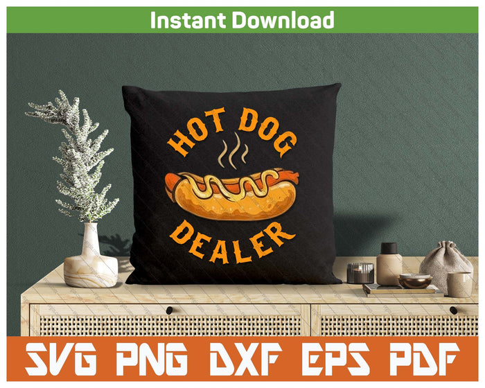 Hot Dog Adult Dealer Funny Food Humor Design SVG PNG
