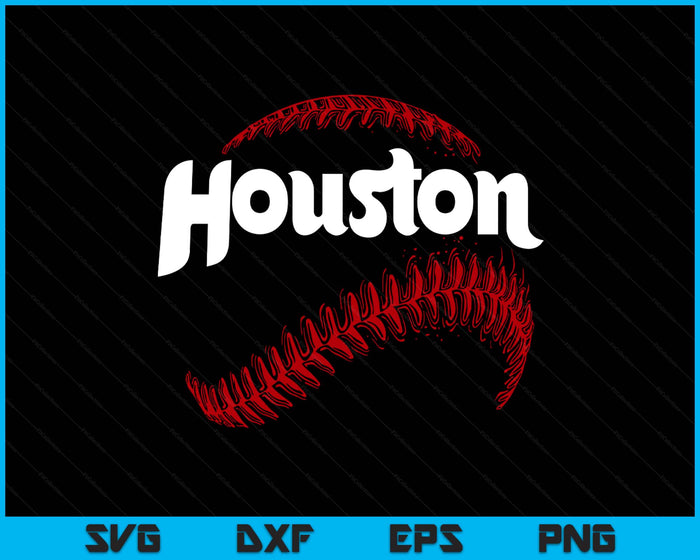 Houston Baseball Lovers Vintage Baseball Lovers Fans SVG PNG Digital Printable Files