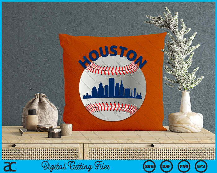 Houston Baseball Team Fans of Space City Houston Baseball SVG PNG Digital Cutting Files