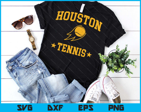 Houston Rapids Tennis Vintage Gameday Retro Tennis Lover SVG PNG Digital Printable Files