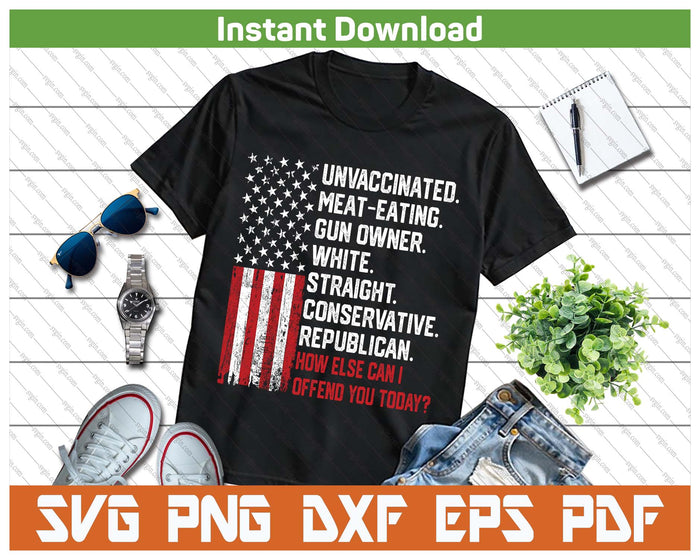 Funny How Else Can I Offend You Today SVG PNG Cutting Files
