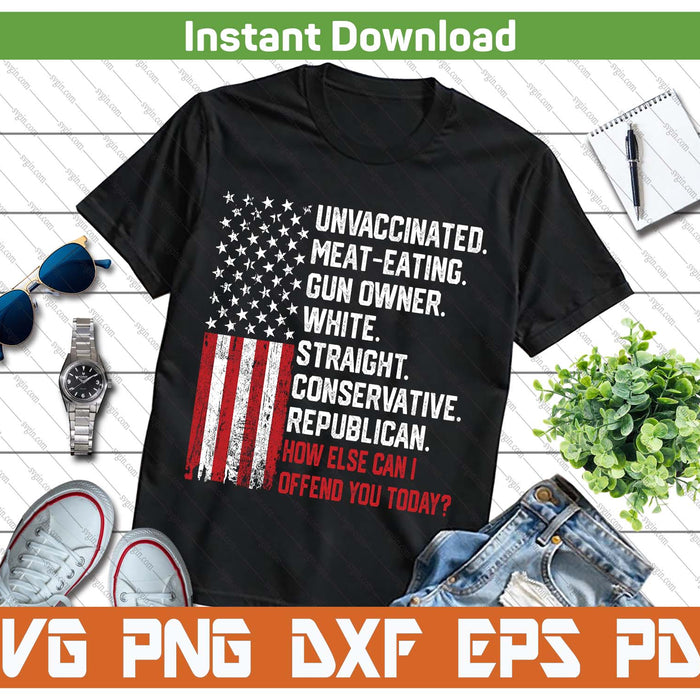Funny How Else Can I Offend You Today SVG PNG Cutting Files