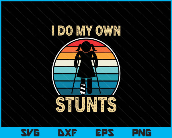 I do my own broken leg injury ankle knee SVG cut file
