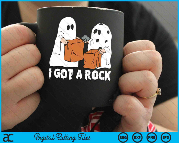 Ik heb een Rock Funny Boo Ghost Scary Halloween SVG PNG digitale snijbestanden