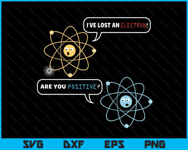 I lost an electron SVG cut file