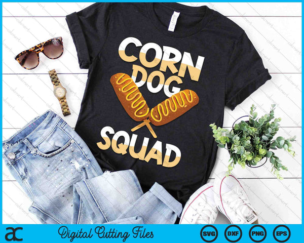 I Love Corndogs Squad SVG PNG Digital Cutting Files