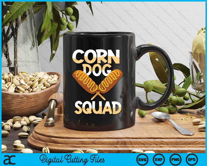 I Love Corndogs Squad SVG PNG Digital Cutting Files