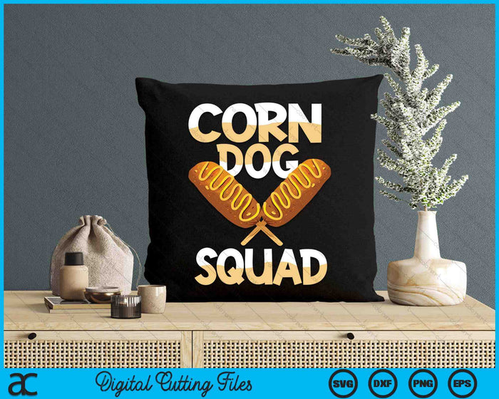 I Love Corndogs Squad SVG PNG Digital Cutting Files