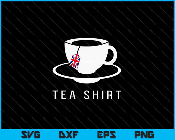 Ik hou van Engelse thee Britse vlag leuk nieuwigheid souvenir SVG PNG snijden afdrukbare bestanden