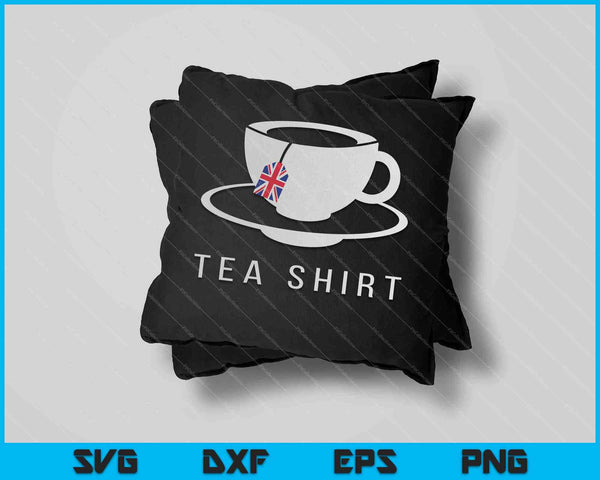 Ik hou van Engelse thee Britse vlag leuk nieuwigheid souvenir SVG PNG snijden afdrukbare bestanden