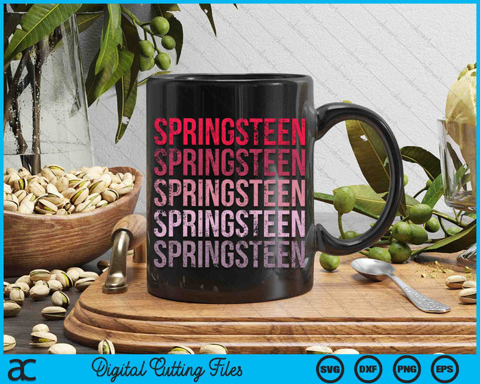 I Love Springsteen First Name Springsteen SVG PNG Digital Cutting Files