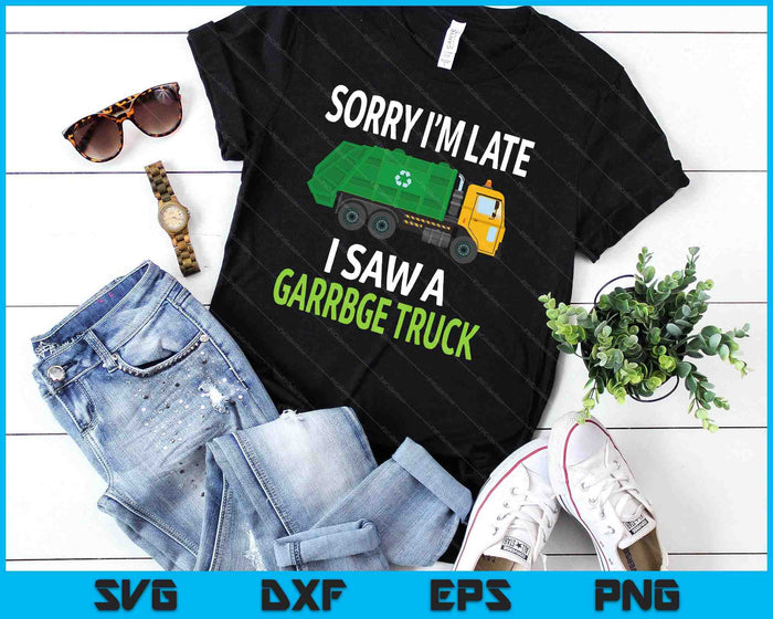 I Saw a Garbage Truck Costume  Recycling Garbage SVG PNG Digital Cutting Files