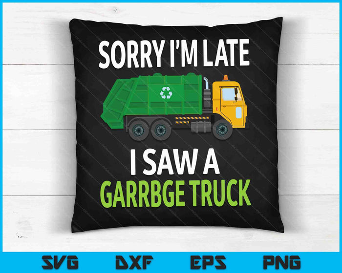 I Saw a Garbage Truck Costume  Recycling Garbage SVG PNG Digital Cutting Files