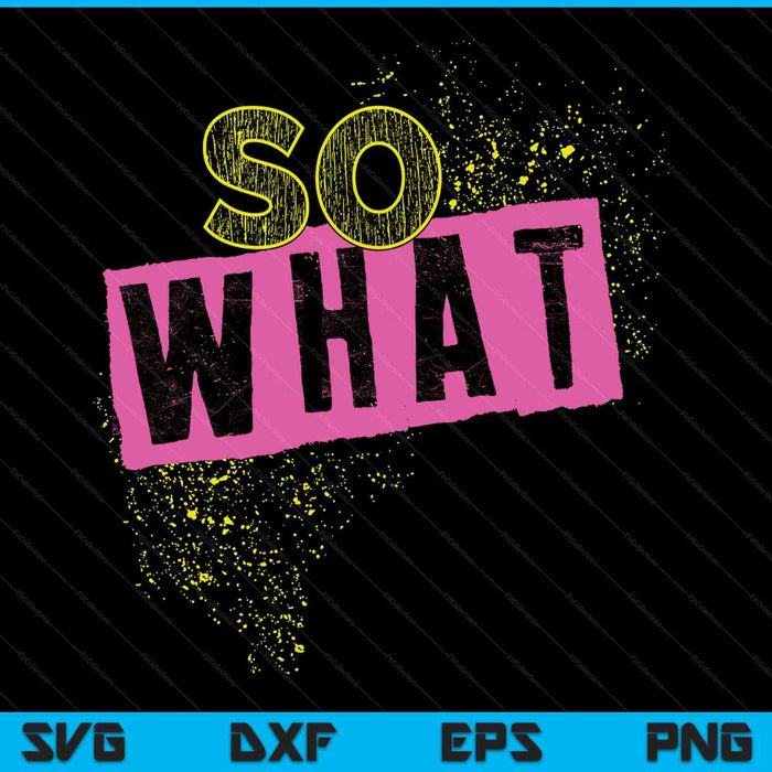 I so what SVG cut file