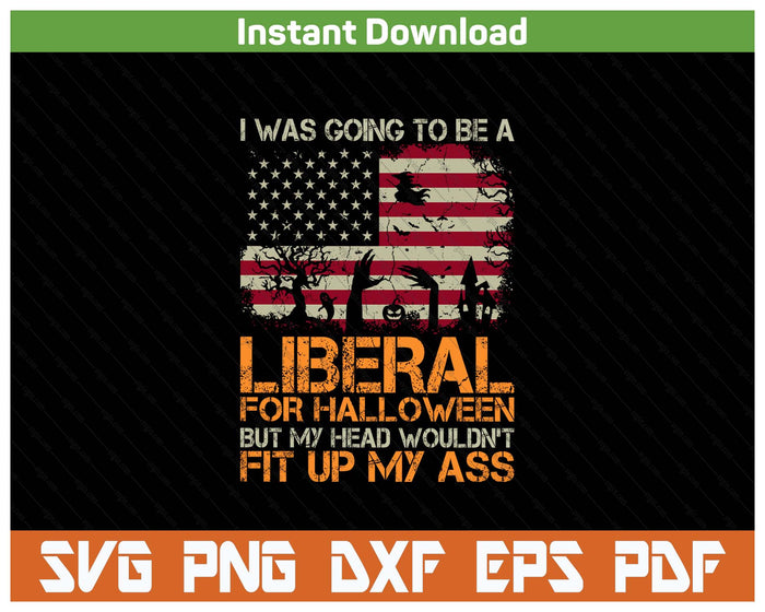 Political Halloween American Flag Humor SVG PNG Cutting Files