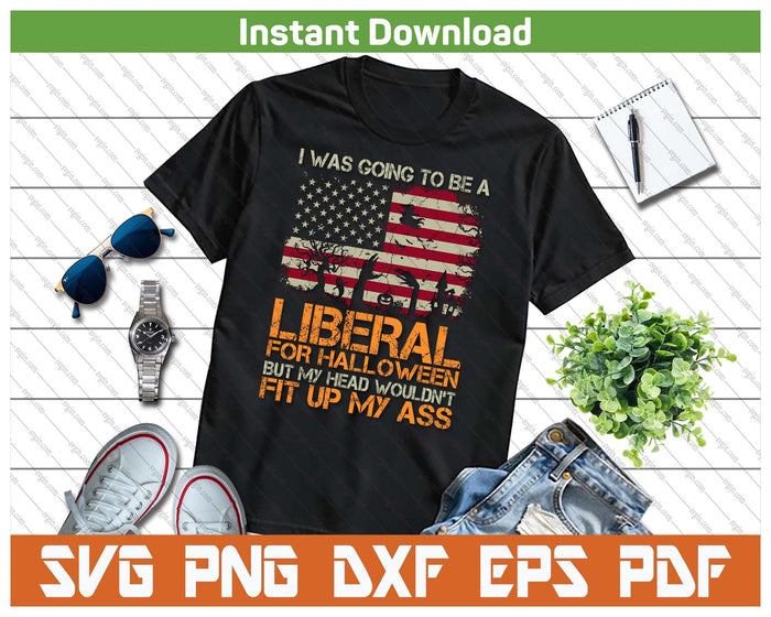 Political Halloween American Flag Humor SVG PNG Cutting Files