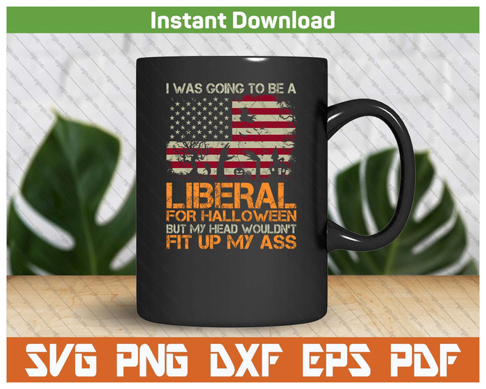 Political Halloween American Flag Humor SVG PNG Cutting Files