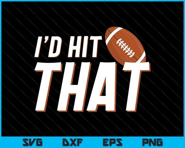 I'd hit that American football player coach SVG cut file