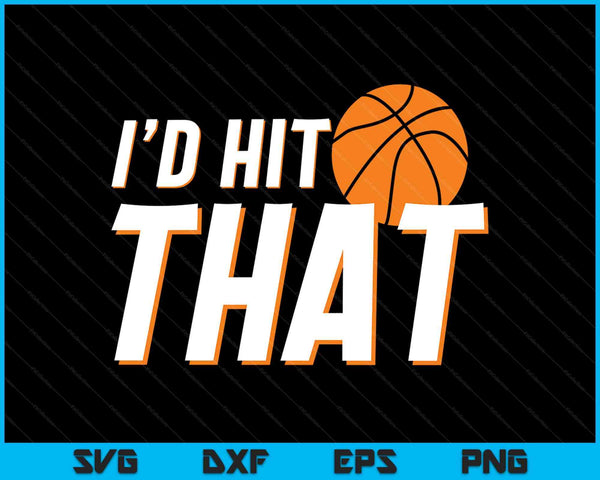 I'd hit that basketball player basketball coach SVG cut file
