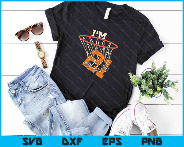 I'm 21 Basketball Theme Birthday Party Celebration SVG PNG Cutting Printable Files - on a t-shirt