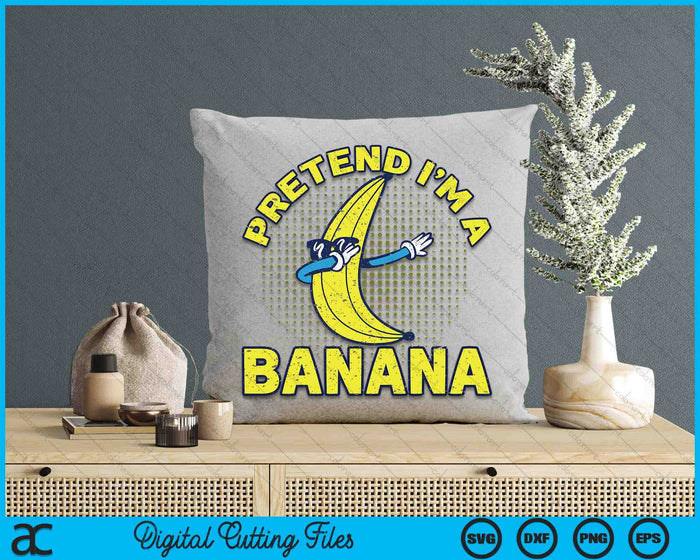 I'm A Banana Halloween Costume Funny Halloween SVG PNG Digital Cutting Files