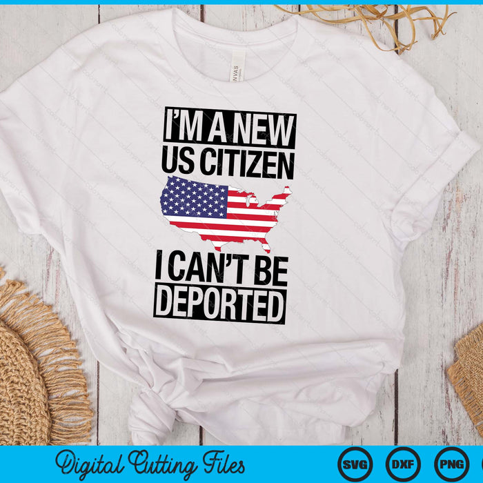 I'm A New US Citizen USA US Citizenship SVG PNG Digital Printable Files