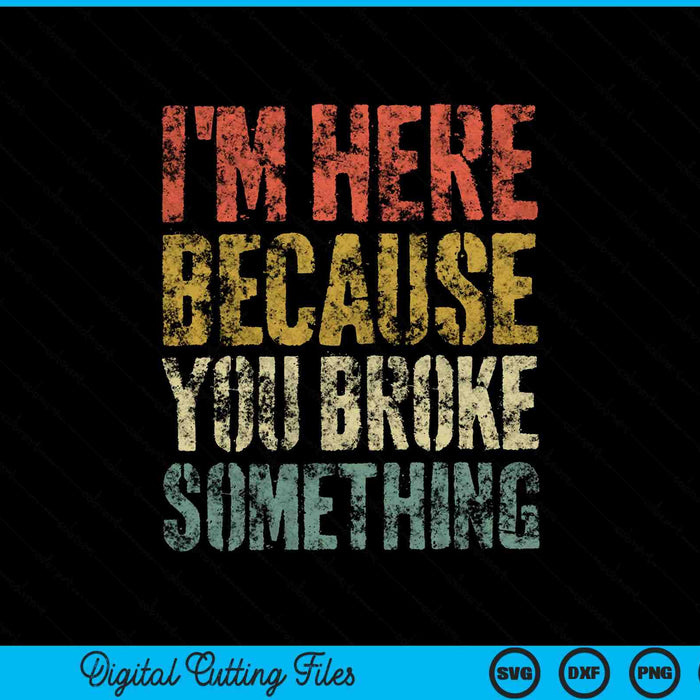 I'm here because you broke something mechanic SVG cut file