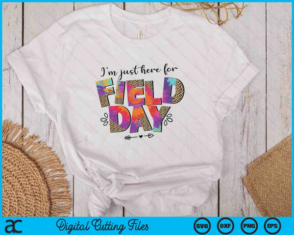 Estoy aquí para el día de campo SVG PNG cortando archivos imprimibles - on a t-shirt