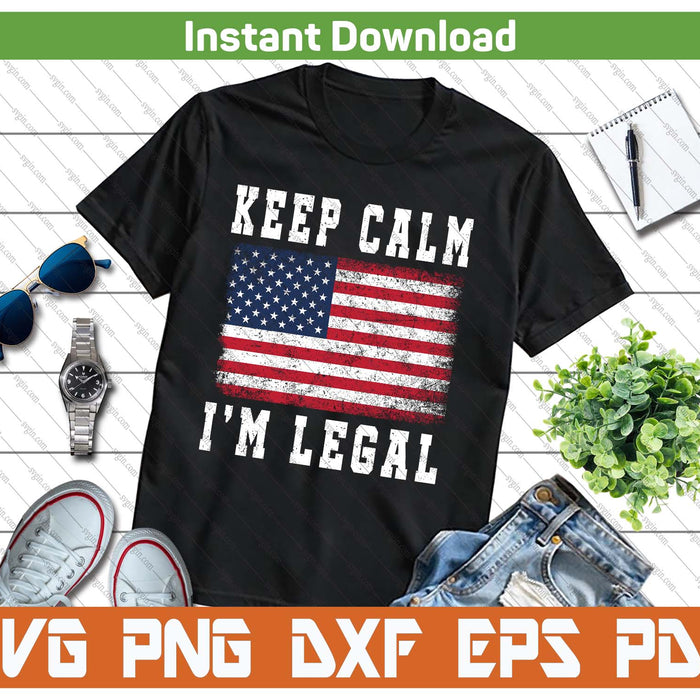 Proud US Citizen Patriotic America USA SVG PNG