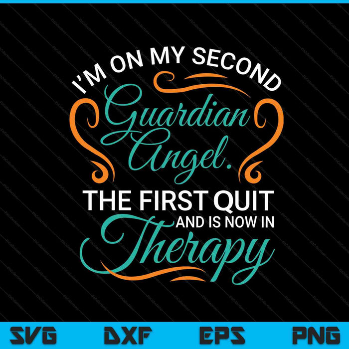 I'm on my second guardian angel the first quit SVG cut file