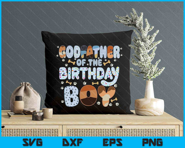 Godfather Of The Birthday Boy Family Party Decorations SVG PNG Digital Printable Files