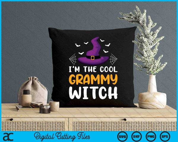 I'm The Cool Grammy Witch Matching Family Halloween SVG PNG Digital Cutting Files