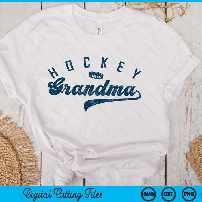Ice Hockey Grandma Gifts Daddy Father's Day SVG PNG Digital Printable Files