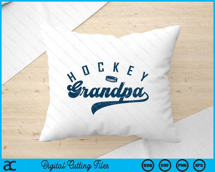 Ice Hockey Grandpa Gifts Daddy Father's Day SVG PNG Digital Printable Files