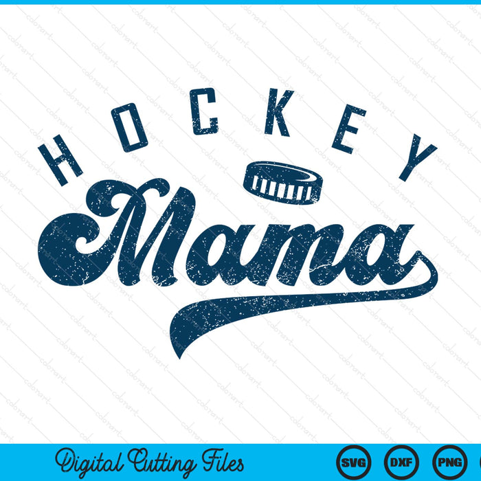 Ice hockey mama daddy Father's Day SVG cut file