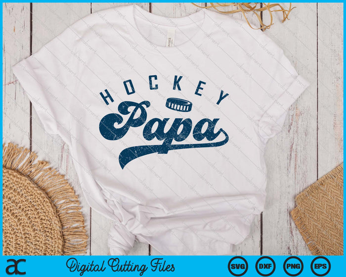 Ice Hockey Uncle Gifts Daddy Father's Day SVG PNG Digital Printable Files