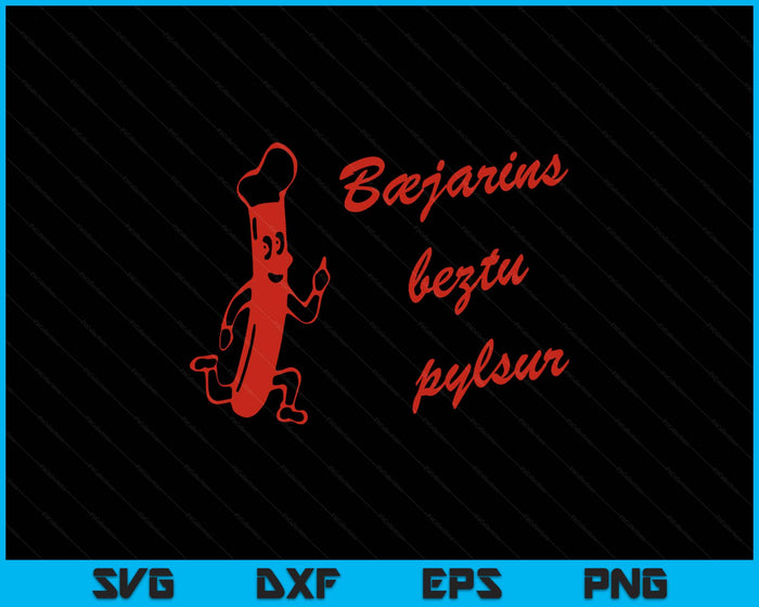 Icelandic Hotdog Shirt T-Shirt For Men Women SVG PNG Digital Printable Files