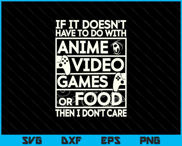 If it’s not anime video games or food I don’t care SVG cut file
