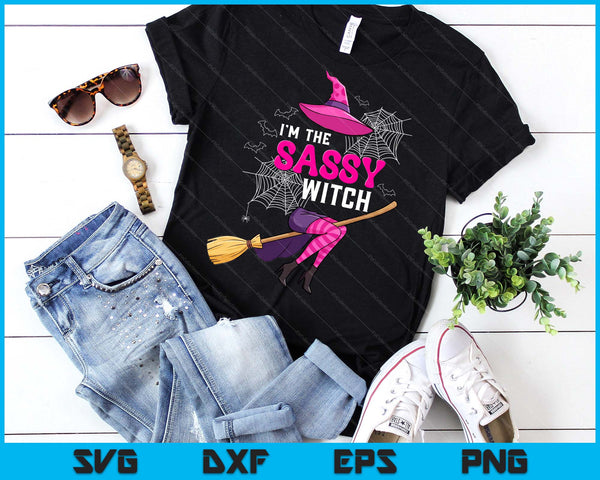 Im The Sassy Witch Halloween Costumes SVG PNG Digital Printable Files