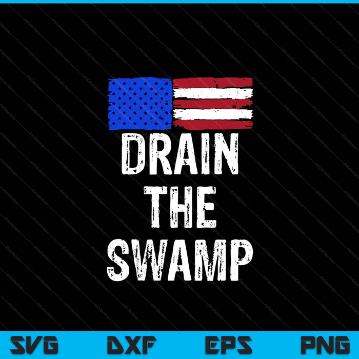 Impeach Joe Biden And Kamala Harris Drain The Swamp SVG PNG cut file for Cricut