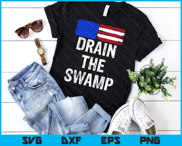 Impeach Joe Biden And Kamala Harris Drain The Swamp SVG PNG Digital Printable Files