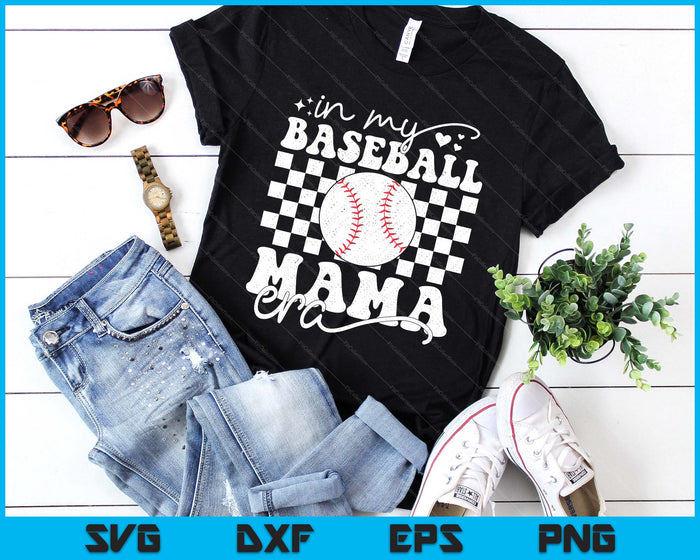 In My Baseball Mama Era Funny Baseball SVG PNG Digital Printable Files