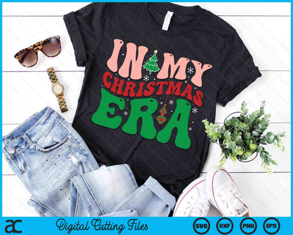 In My Christmas Era Cute Groovy Christmas Holiday Xmas SVG PNG Digital Cutting Files