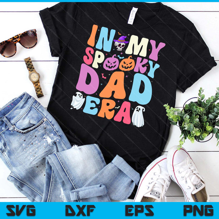 In My Spooky Dad Era Halloween Groovy SVG PNG Digital Cutting File