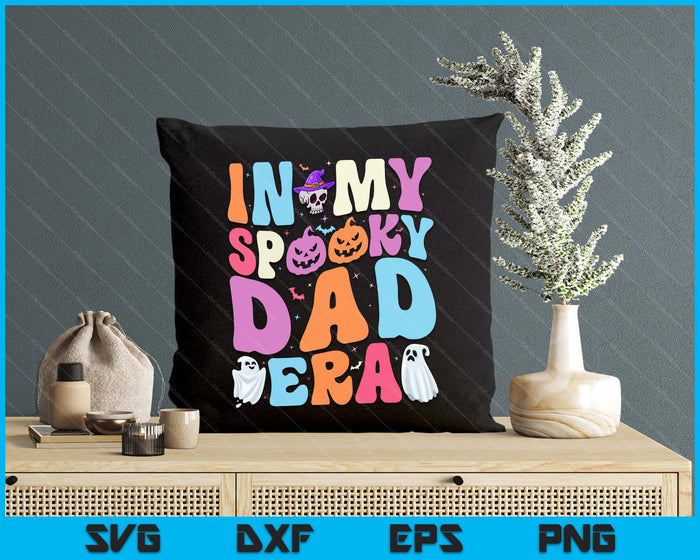 In My Spooky Dad Era Halloween Groovy SVG PNG Digital Cutting File