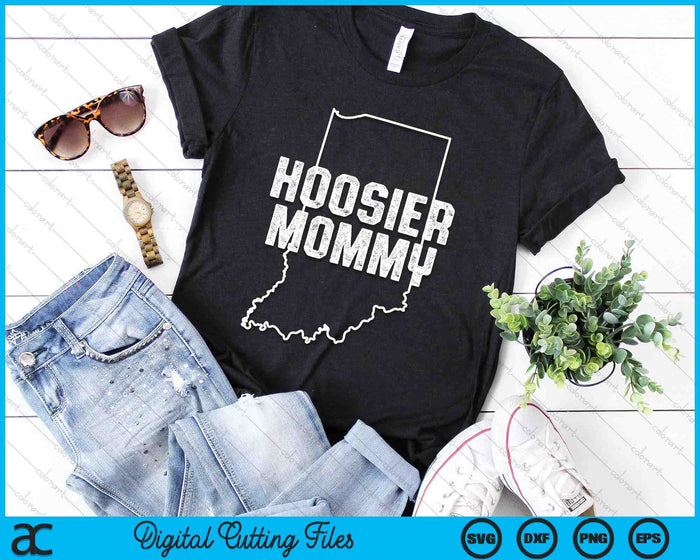 Indiana Hoosier Mommy SVG PNG Digital Printable Files