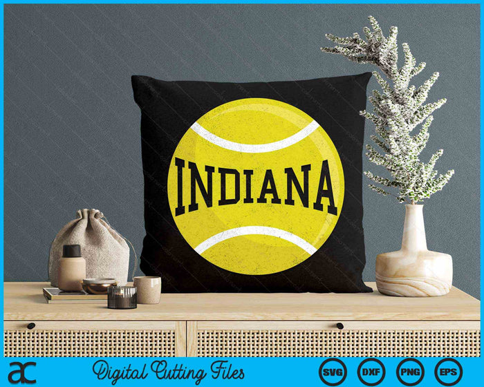 Indiana Tennis Fan SVG PNG Digital Cutting Files