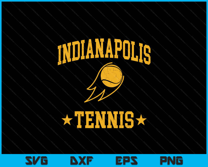 Indianapolis Rapids Tennis Vintage Gameday Retro Tennis Lover SVG PNG Digital Printable Files