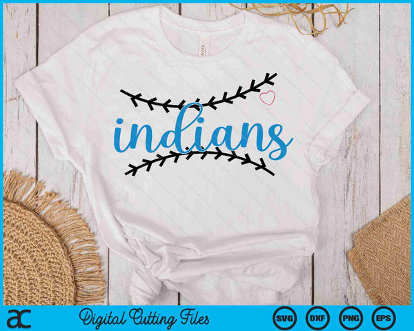 Indians Baseball Game Day SVG PNG Digital Printable Files